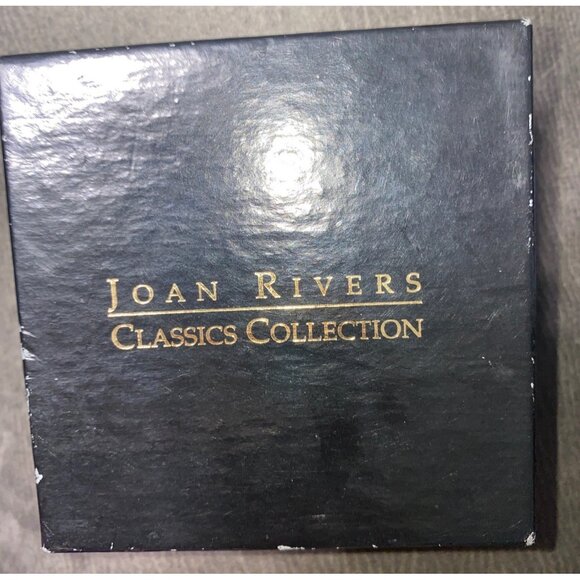 Joan Rivers Classics Collection Bow Rhinestone Brooch Pin Silver-Tone Elegant Je - Picture 3 of 3